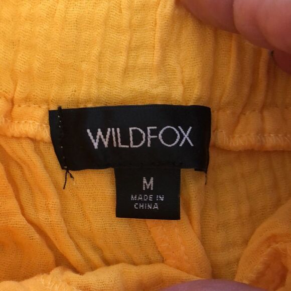 Wildfox Paper bag Shorts Size M NWT Honeycomb - Picture 3 of 7